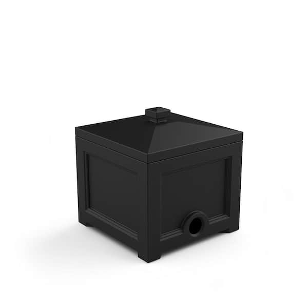 Mayne Fairfield Garden Hose Bin in Black