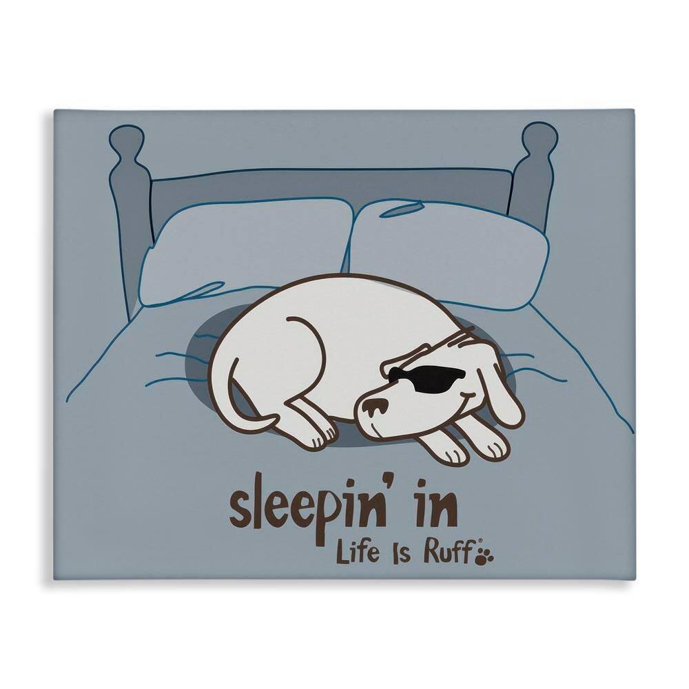Sleeping In Dog by LIR Unframed Animal Graphic Art Print 24 in. x 30 in. price history on PriceWatchPro
