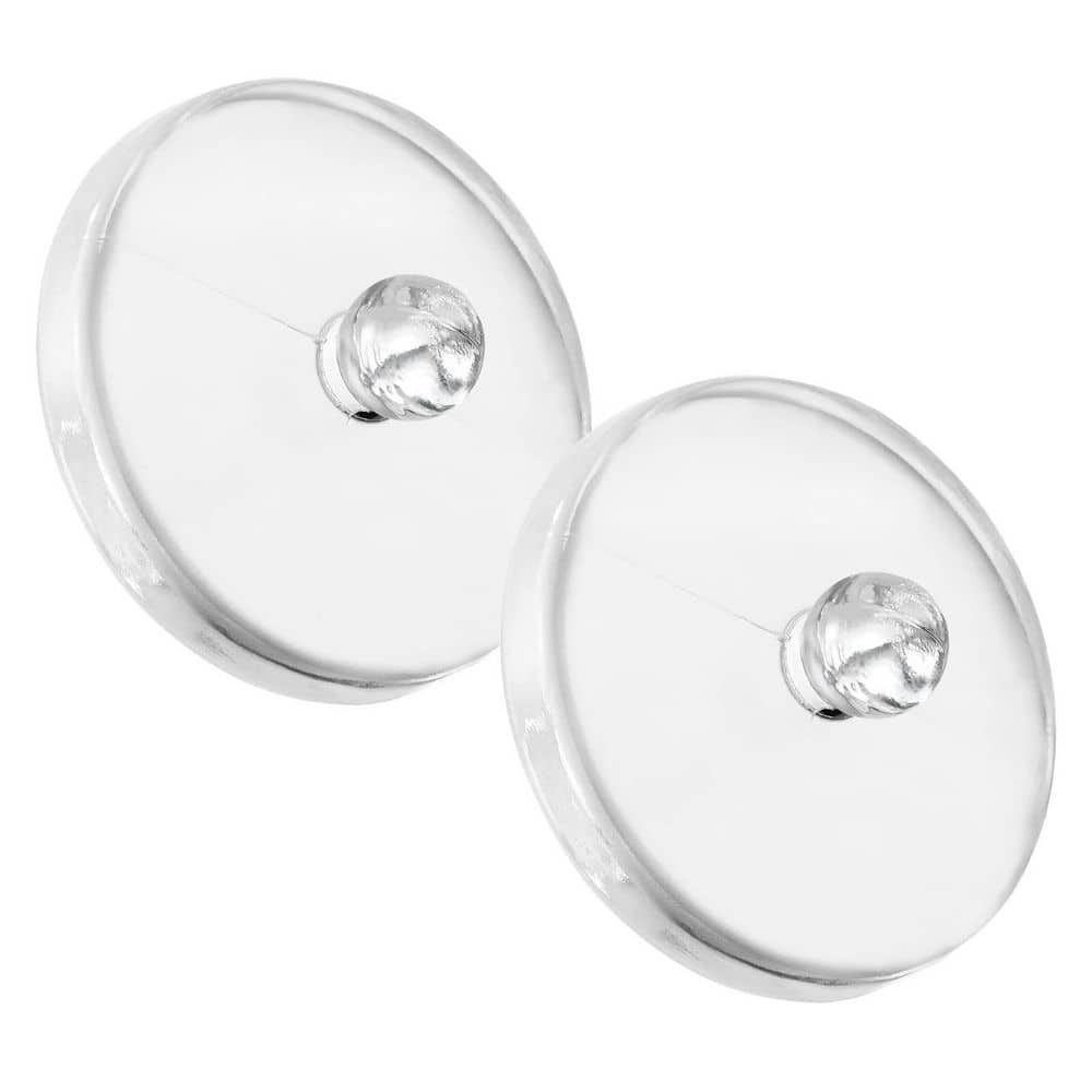 2-Pack Clear Glass Fermentation Weight for 3.8 in. Mouth Gallon Jar, Large Glass Weights for Fermenting Gallon Jar