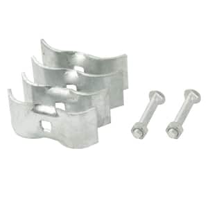 1-3/8 in. Galvanized Steel Chain Link Fence Panel Clamp Set
