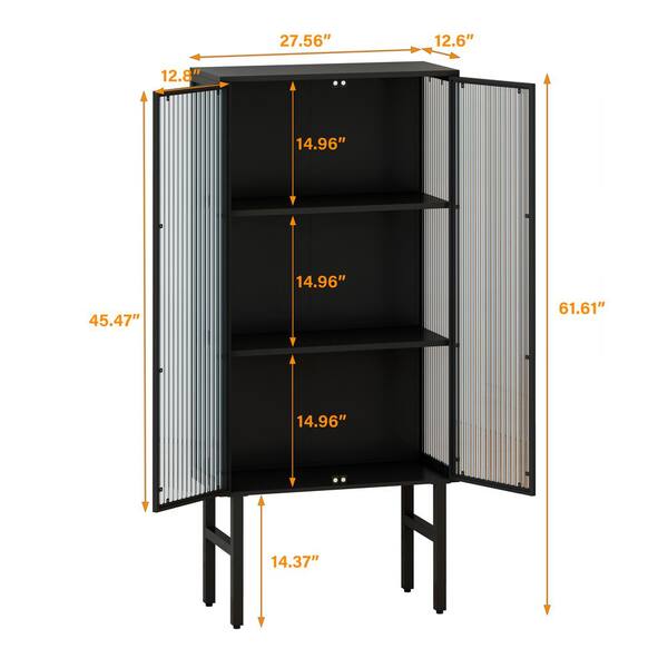 Metal storage cabinet for the bathroom