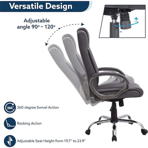 CO-Z Ergonomic Desk and Office Chair, Adjustable Height, Tilt - On