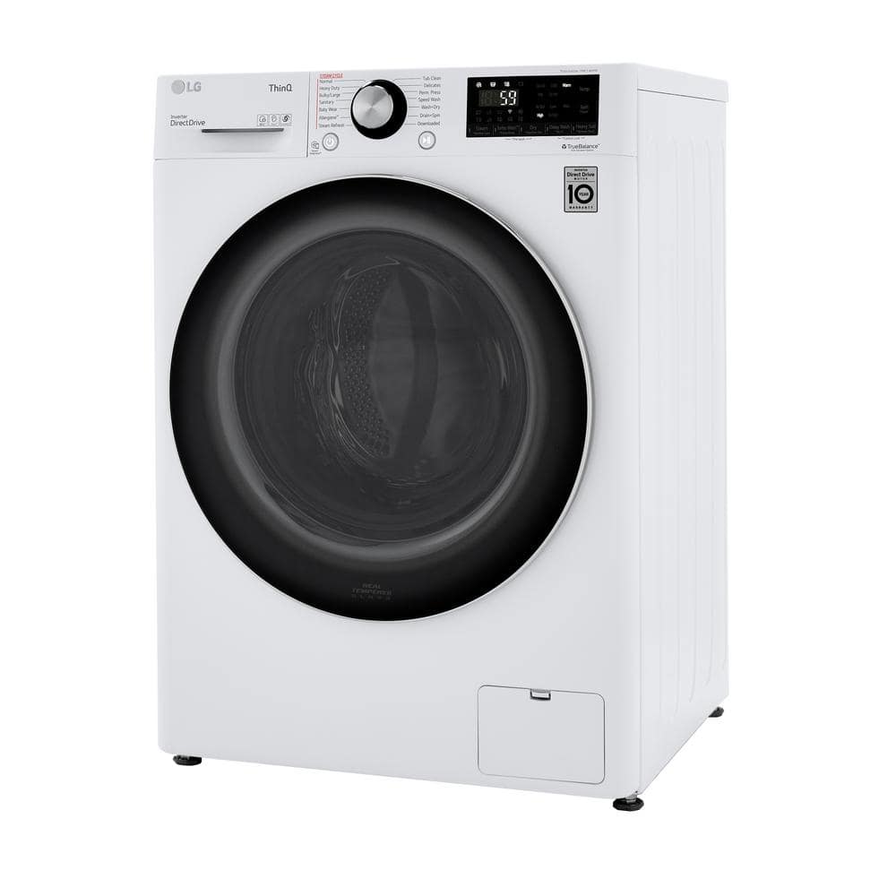 LG 24 Inch White Smart All-In-One Washer Dryer Combo