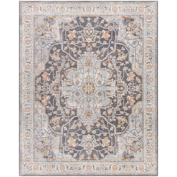 Livabliss Hassler Gray Doormat 3 ft. x 4 ft. Indoor Area Rug