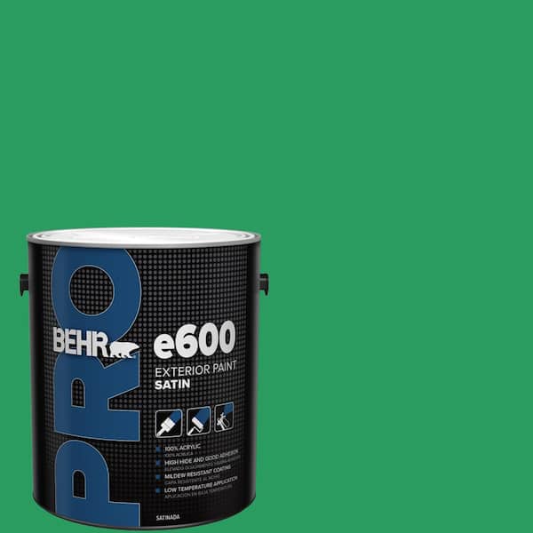 BEHR PRO 1 gal. #S-G-450 Herbal Tea Satin Exterior Paint