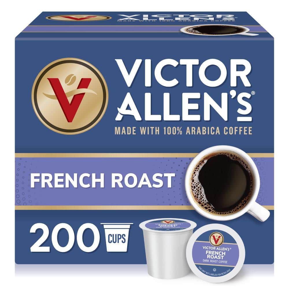 Victor Allen's French Roast Coffee Dark Roast Single Serve Coffee