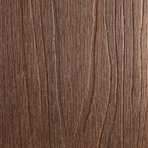 UltraShield Natural Magellan Series 1 in. x 6 in. x 8 ft. Brazilian IPE Grooved Composite Decking Board (10-Pack)