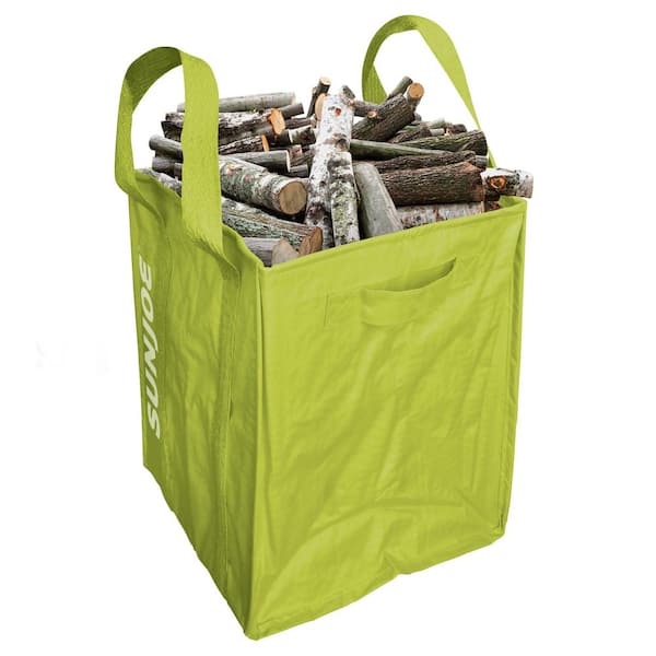 72 Gal. Leaf Bag, Reusable Lawn and Leaf Garden Bag with Reinforced Handle,  Zip Cover (4-Pack, Green) B09Q5SJPTS - The Home Depot