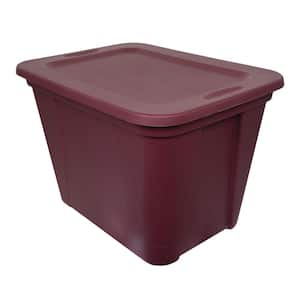 Honey-Can-Do 7.9 Qt. Storage Bin in Light Pink SRT1603-SmLtPnk