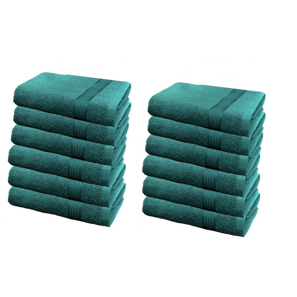Superior 12-Piece Cotton Towel Set 