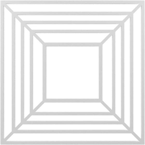 Ekena Millwork 1 in. x 40 in. x 40 in. Raven Architectural Grade PVC Pierced Ceiling Medallion