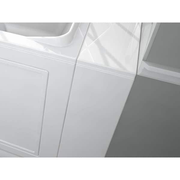 American Standard - Gelcoat Value Series 52 in. x 30 in. Right Hand Walk-In Air Bathtub in White