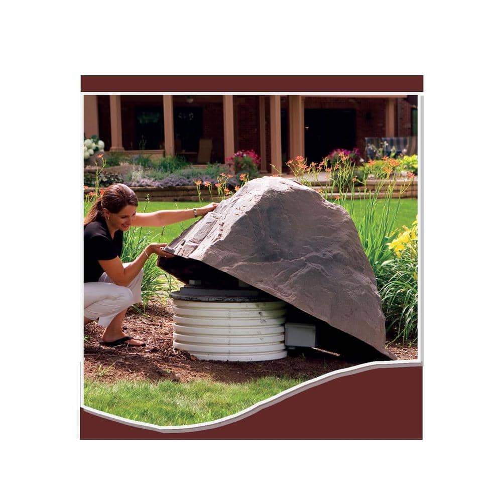 Large Riverbed Gray Textured Garden Stone Cover