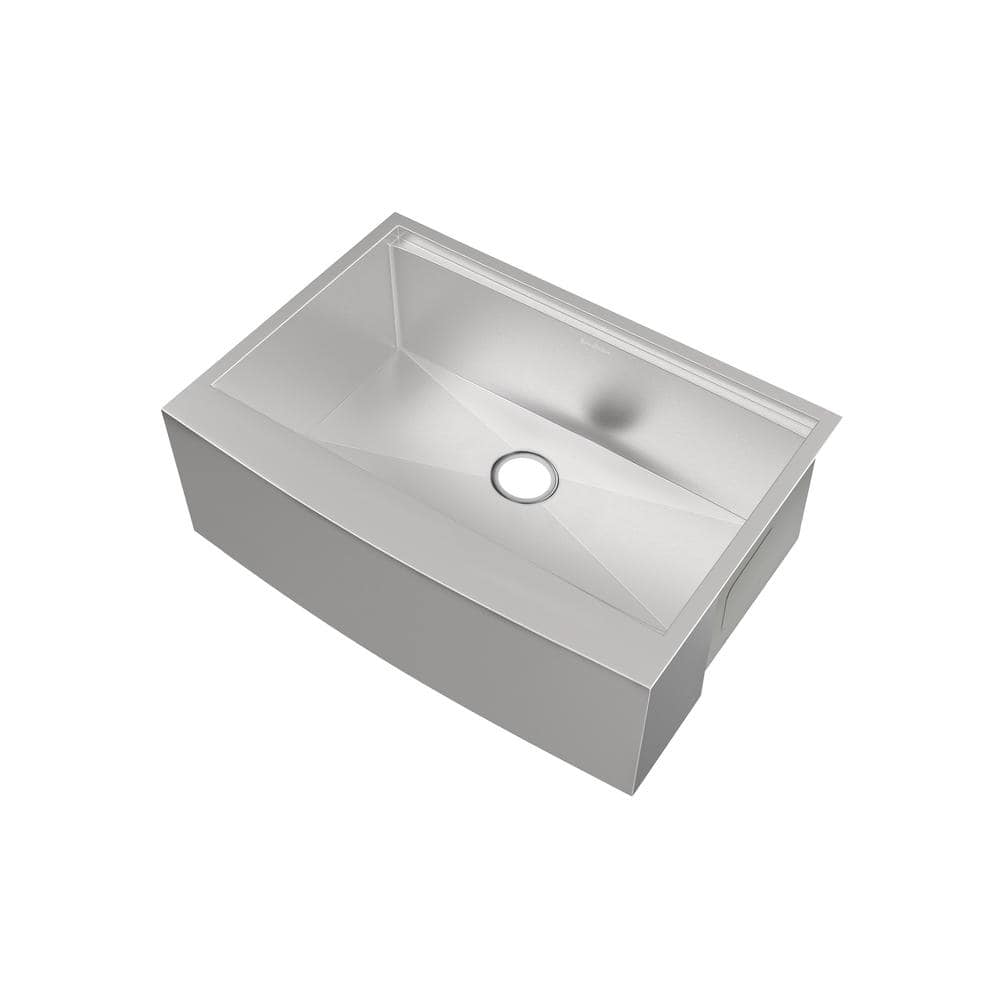 Rivage 30'' Stainless Steel Single Basin Apron Sink with Accessories