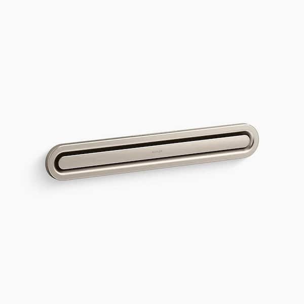Invigoration Series 15.5 in. W Steam Head with Aromatherapy Reservoir in Vibrant Brushed Nickel