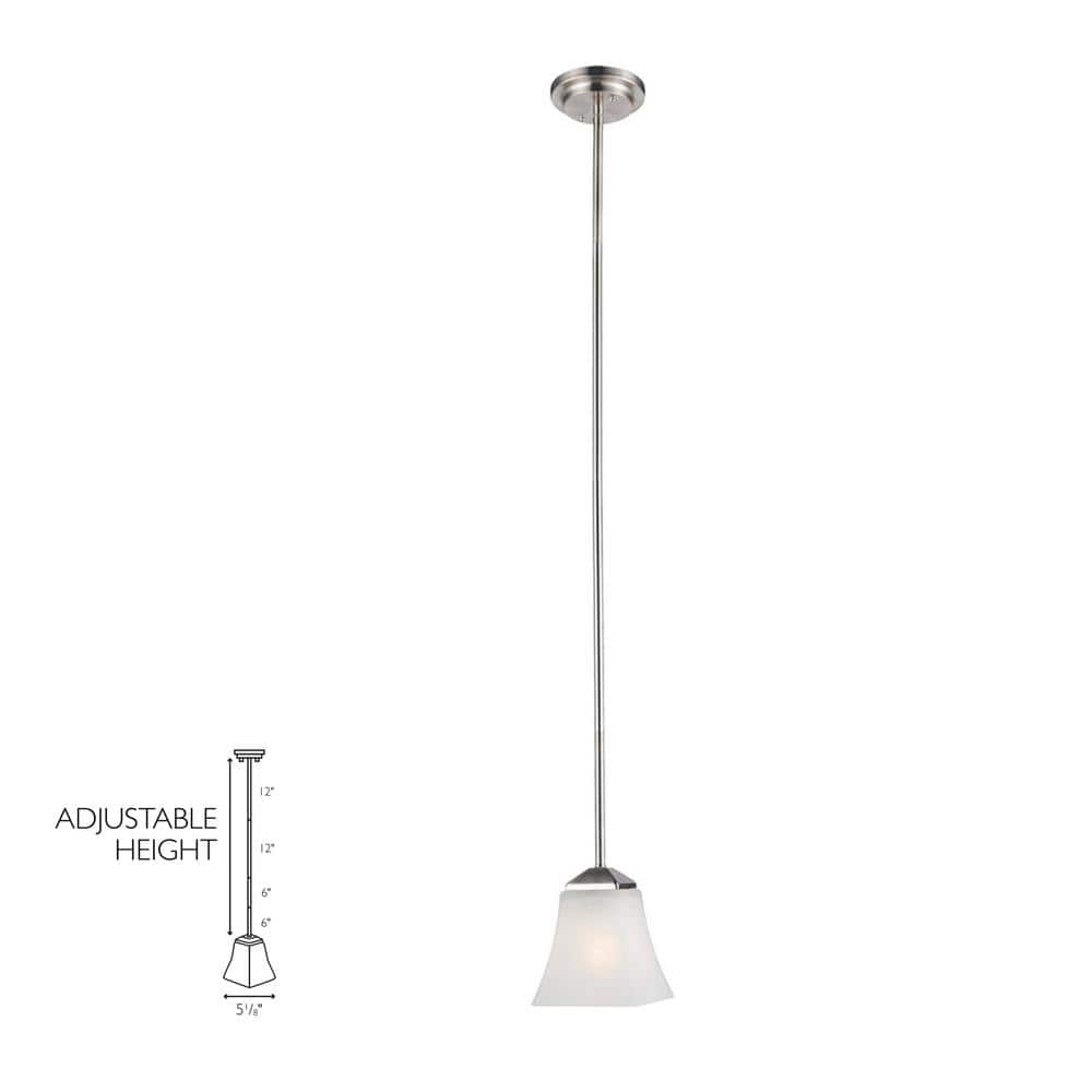 Torino 1-Light Satin Nickel Mini Pendant price history on PriceWatchPro