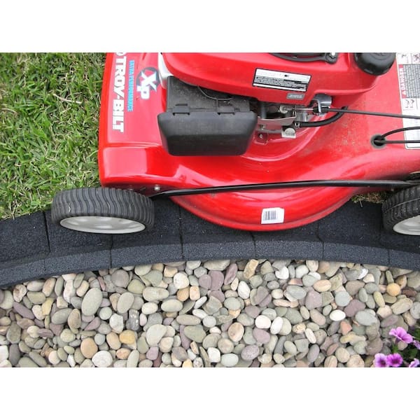 4 ft. Black Rubber Curb Landscape Edging (36-Count)