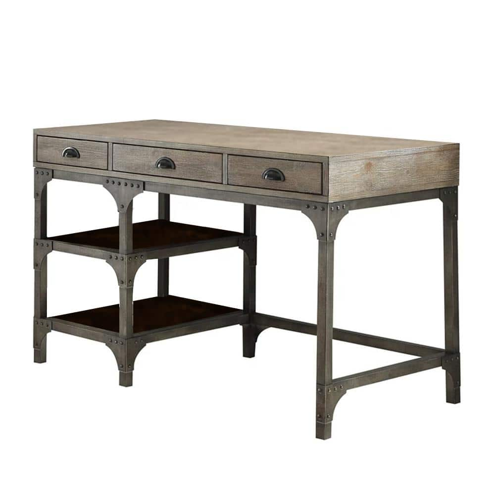 antique silver desk