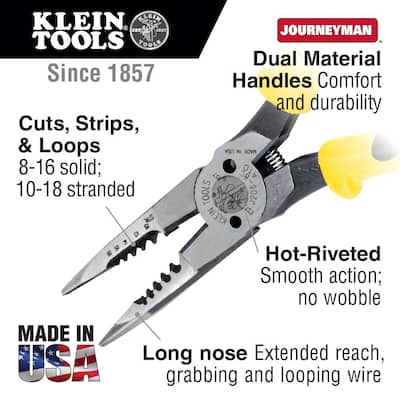 8-3/8 in. All Purpose Pliers with Spring