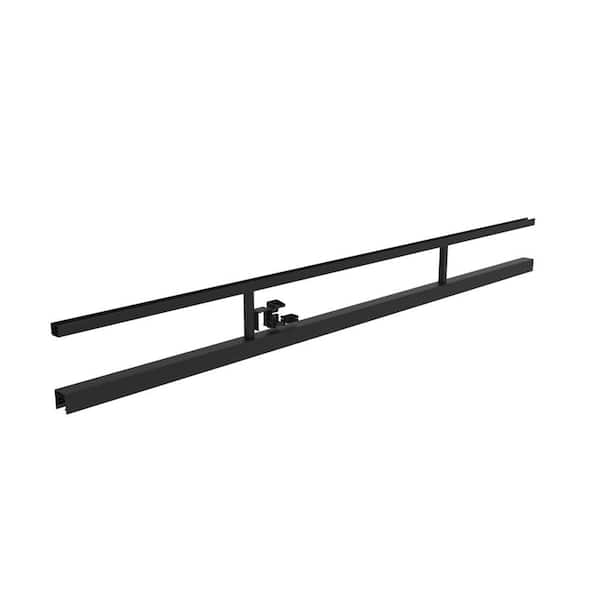 Barrette Outdoor Living VersaRail Aluminum 6 ft. Triple Rail Topper Matte Black
