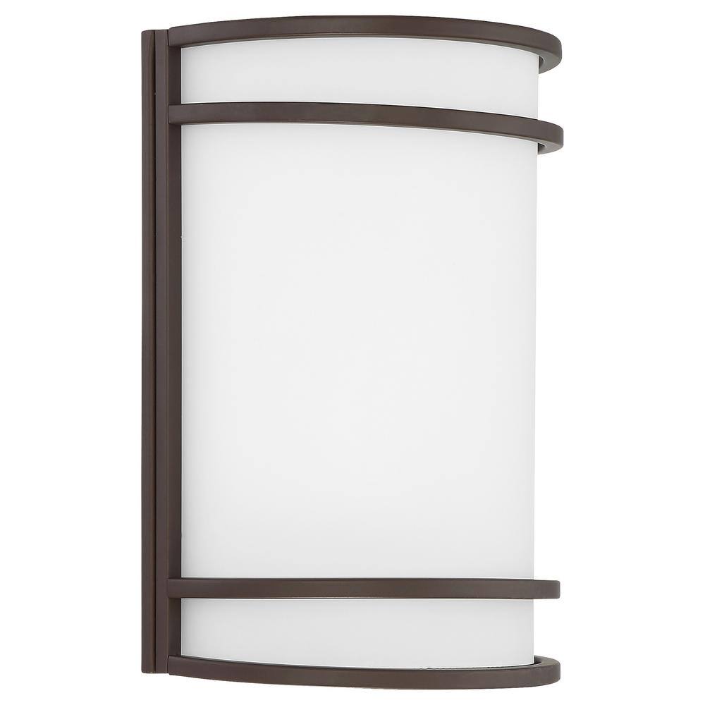Lola Modern Bronze Cylinder Dimmable LED Sconce