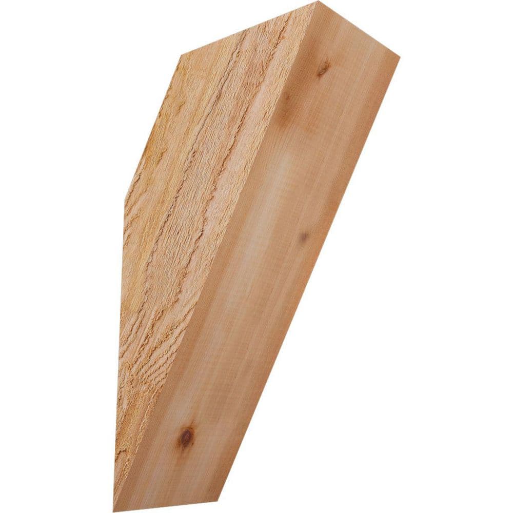 "6""W x 10""D x 18""H Traditional Rough Sawn Knee Brace, Western Red Cedar" price history on PriceWatchPro