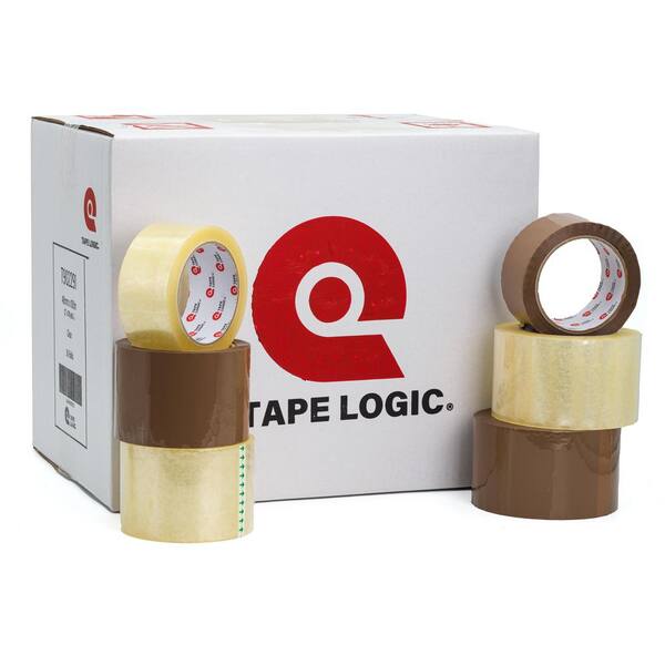 TAPE LOGIC 2 X 110 Yds Acrylic Packing Tape 2.6 Mil, Clear (36-Pack) Heavy Duty