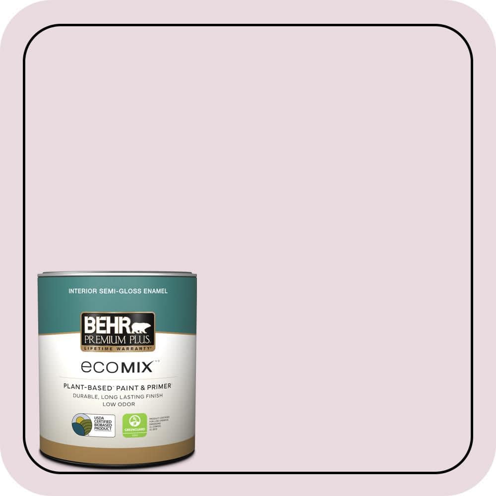 1 qt. #S120-1 Wine Pairing Semi-Gloss Enamel EcoMix Plant-Based Interior Paint & Primer price history on PriceWatchPro