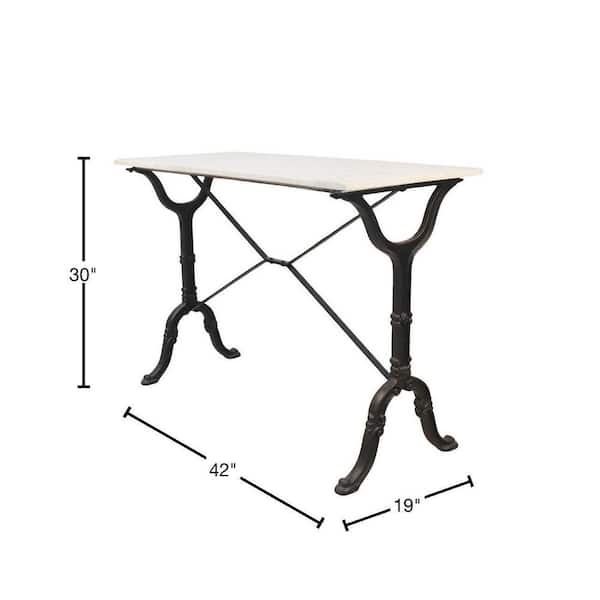 Marble bistro best sale table rectangle