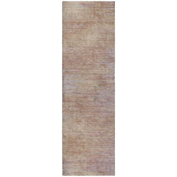 Dream Shag Premium Machine Washable Abstract ADS794 Merlot 2 ft. x 7 ft. Runner Rug