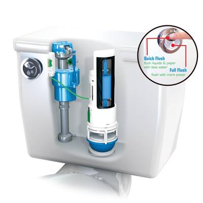 Toilet Fill Parts Water Drain Flush Valve Button Kit Repair Accessories #A 