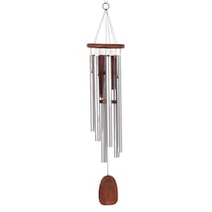 Signature Collection 37 in. Singing in the Rain Chime Large Wind Chimes Famous Tune Outdoor Patio Home Garden Decor