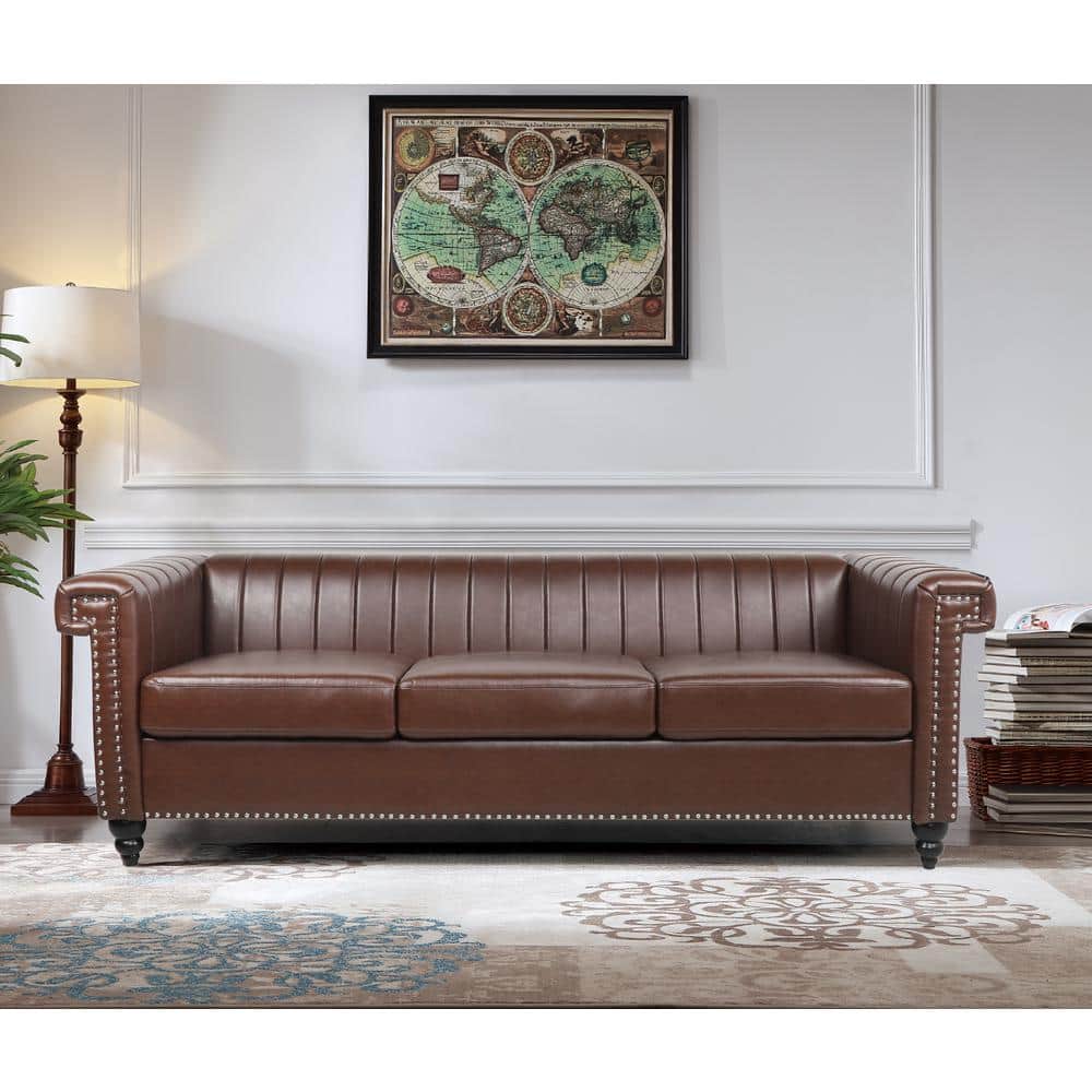 Wood Frame Sofa With Removable Cushions | Baci Living Room