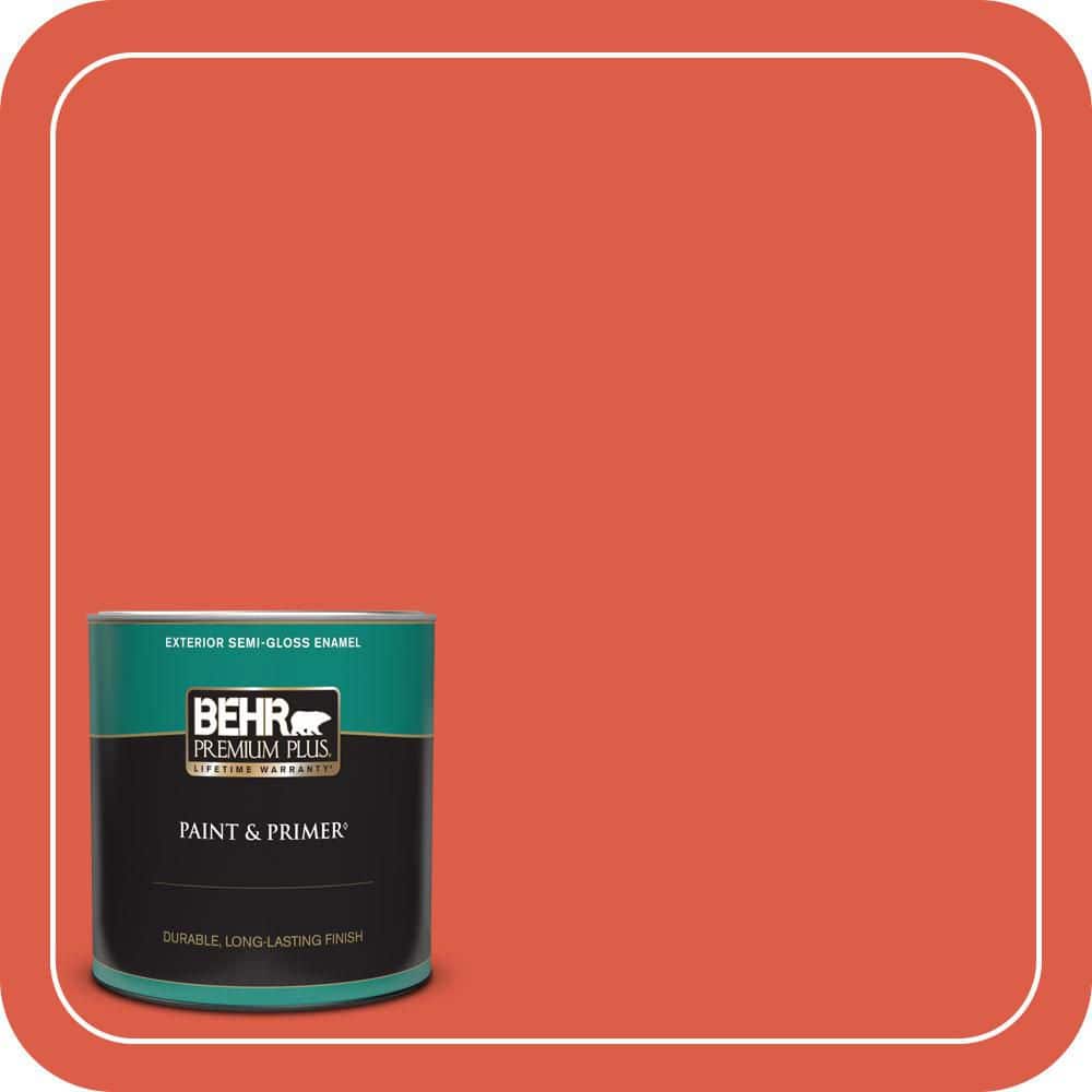 1 qt. #P180-6 Pimento Semi-Gloss Enamel Exterior Paint & Primer price history on PriceWatchPro