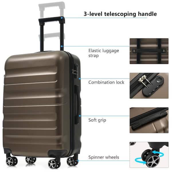 ヴェロニカマーズ　セット Amazon.com | Merax Luggage Sets Front Opening, 2 Piece Hardshell