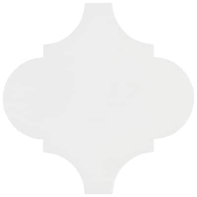 Provenzale Lantern Whiite 7-7/8 in. x 7-7/8 in. Porcelain Floor and Wall Tile (1.04 sq. ft./Pack)