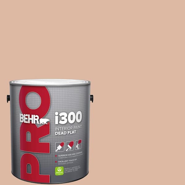 BEHR PRO 1 gal. #ECC-60-1 Coral Bay Dead Flat Interior Paint