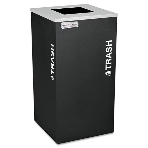 Ex-Cell 24 Gal. Black Kaleidoscope Collection Trash Receptacle