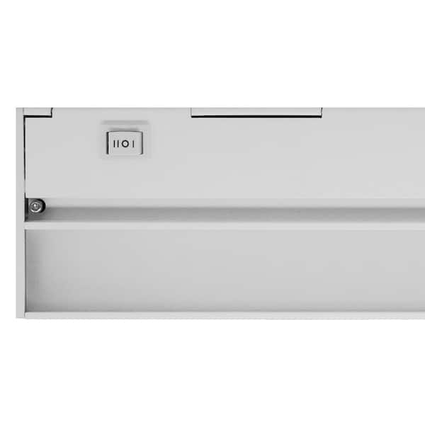 NICOR NUC 30 in. LED White Under Cabinet Light with Hi Low Off Switch