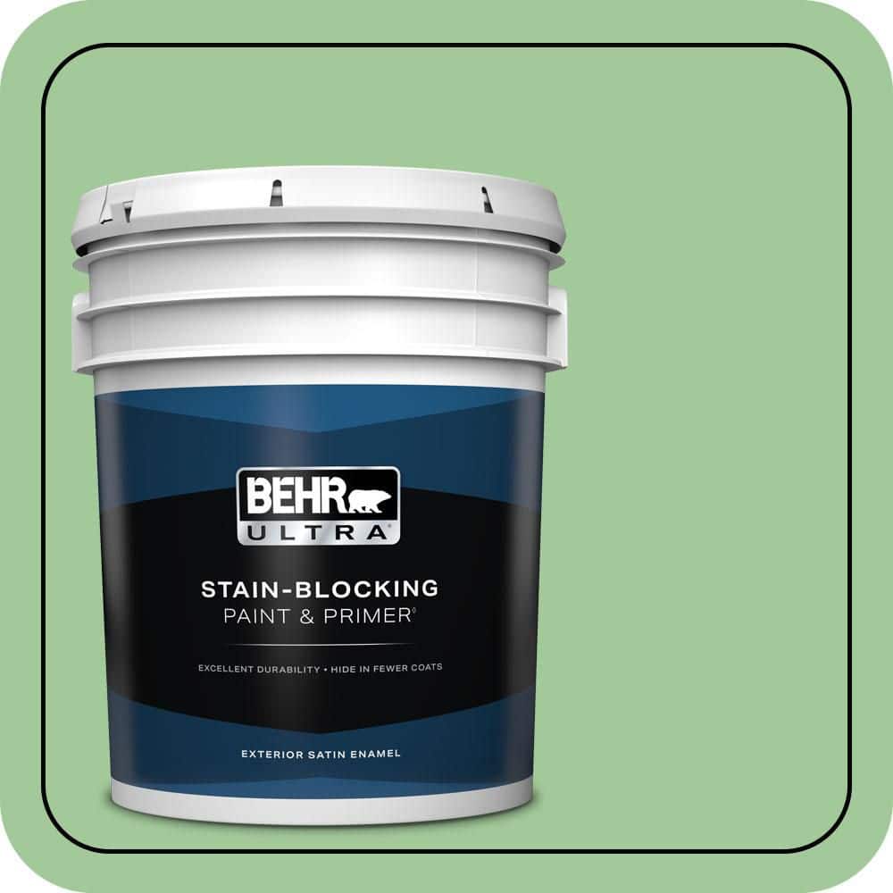 5 gal. #M390-4 Gingko Satin Enamel Exterior Paint & Primer price history on PriceWatchPro