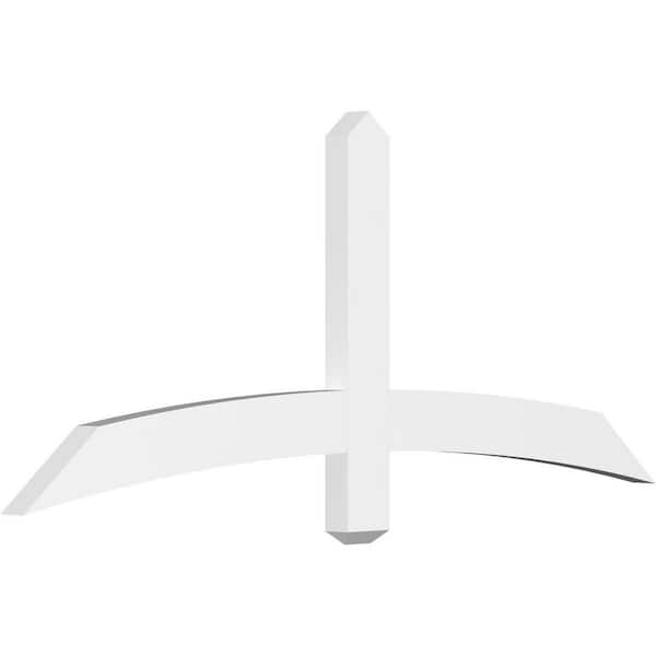 Ekena Millwork Bellingham 60 in. W x 25 in. H x 2 in. D Signature Polyurethane Bracket