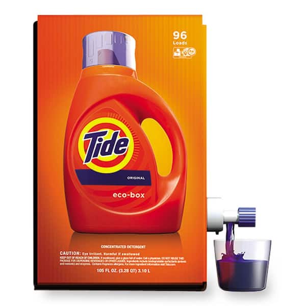 Tide 105 oz. Original Scent Eco-Box HE Liquid Laundry Detergent Bag-In-A-Box