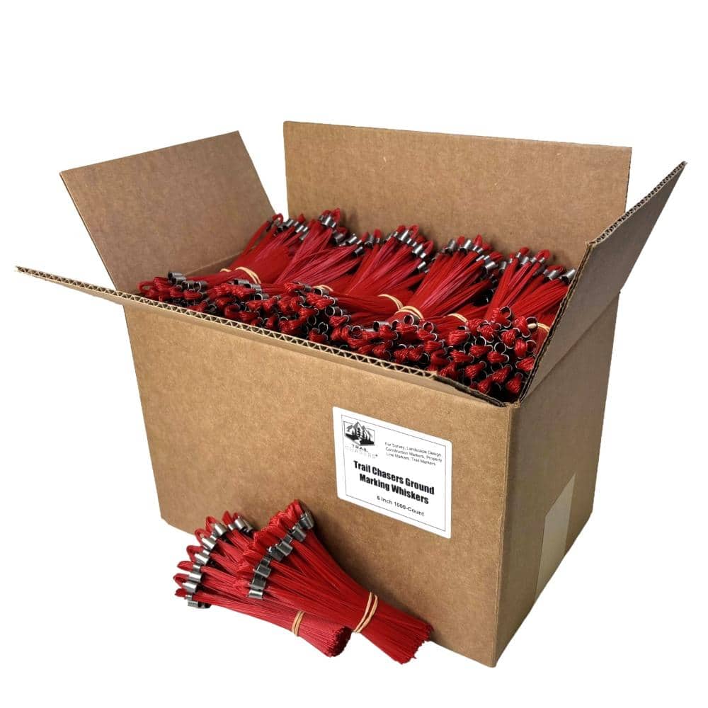 Red 6 in. Marking Flags - (Whiskers), 1000-Pack price history on PriceWatchPro