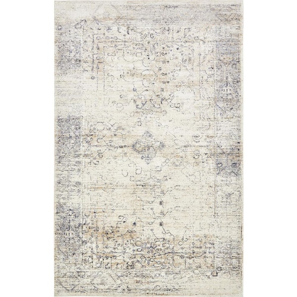 Unique Loom Augustus Naples Ivory 10' 6 x 16' 5 Area Rug