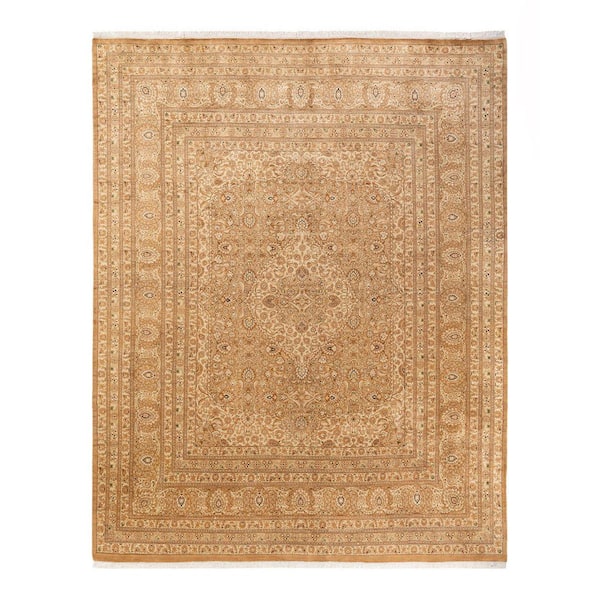 Solo Rugs Mogul One-of-a-Kind Traditional Yellow 8 ft. 2 in. x 10 ft. 3 in. Oriental Area Rug