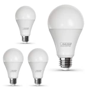 150-Watt Equivalent A21 Dimmable General Purpose E26 Medium Base LED Light Bulb in Daylight (5000K) (4-Pack)