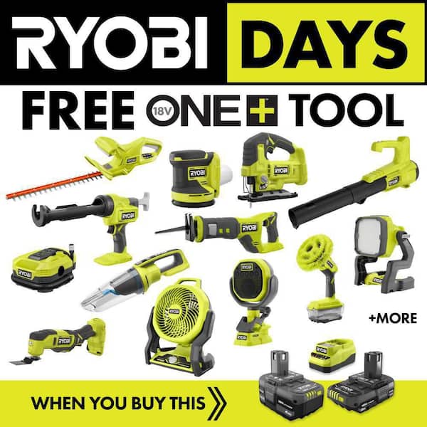 RYOBI - ONE+ 18V Lithium-Ion Starter Kit with 2.0 Ah Battery, 4.0 Ah Battery, and Charger