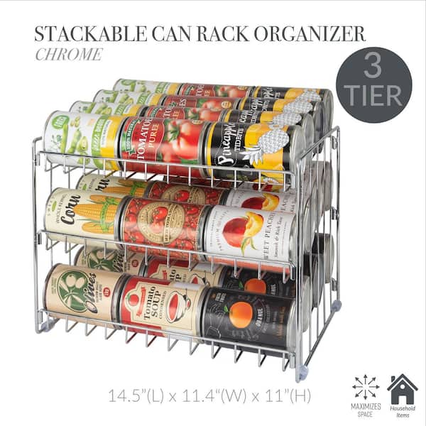DXPCSRFF156 - Can Storage Rack - Front Load - Aluminum