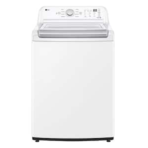 4.8 cu. ft. Top Load Washer in White with 4-way Agitator, NeverRust Drum and TurboDrum Technology