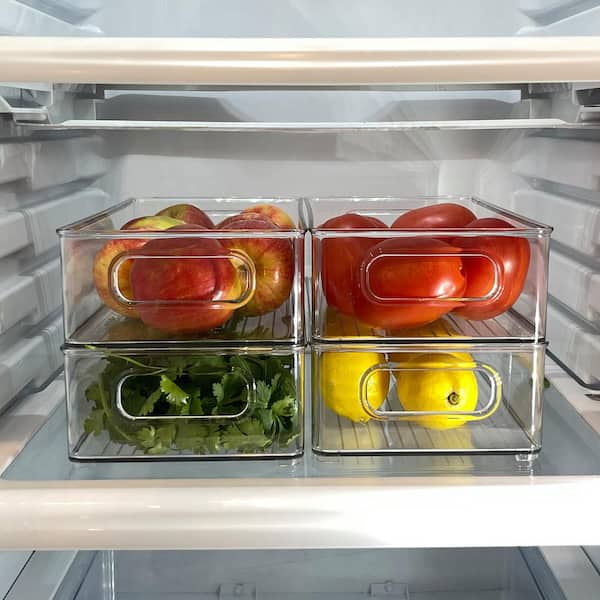 1pc Portable Soft Refrigerator Storage Box Fridge Organizer Fresh Vegetable  Fruit Boxes Storage Containers Pantry Kitchen Organizer